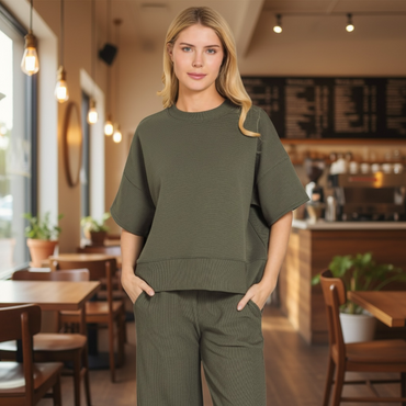 Zenana Ribbed Set