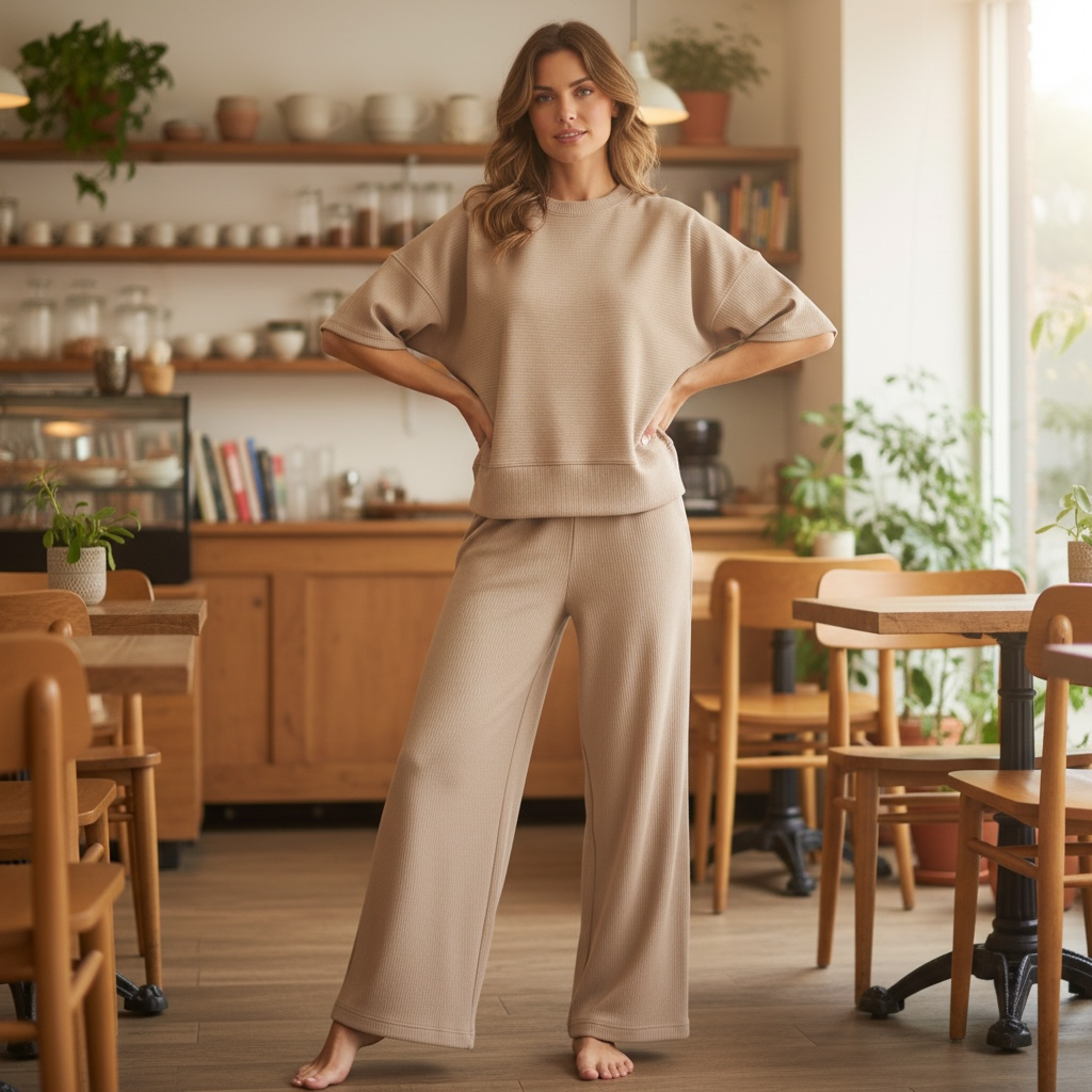 Zenana Ribbed Set