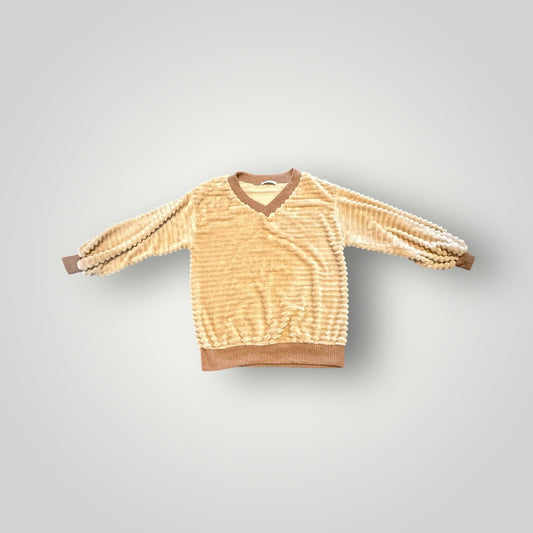 Ces Femme Textured V Neck Sweater Women’s Size Small