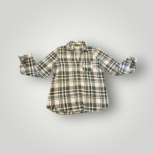 The Limited Plaid Button Up Top Women’s Size Medium