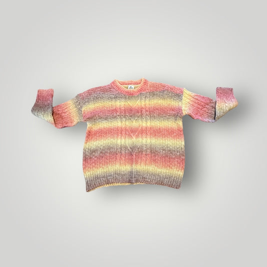 Rain & Rose Striped Sweater Size Medium