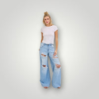 Light Denim Cello Women-Bottoms, 1