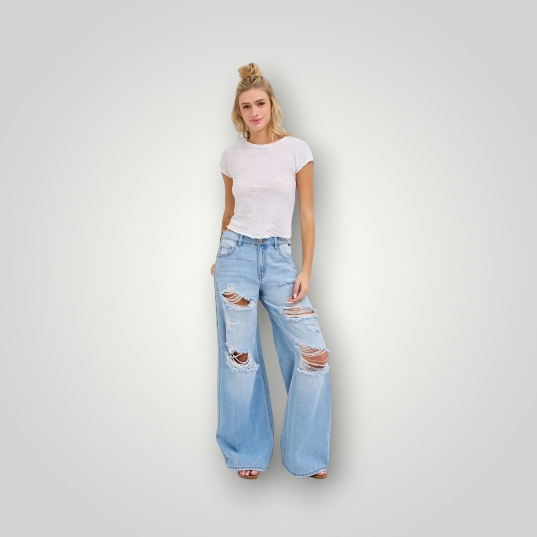 Light Denim Cello Women-Bottoms, 5