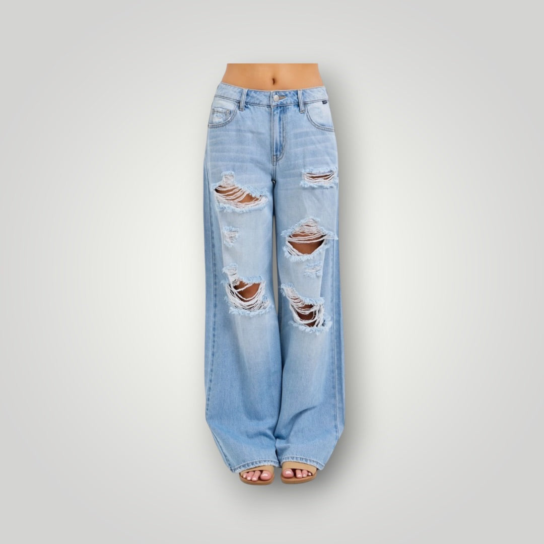 Light Denim Cello Women-Bottoms, 5