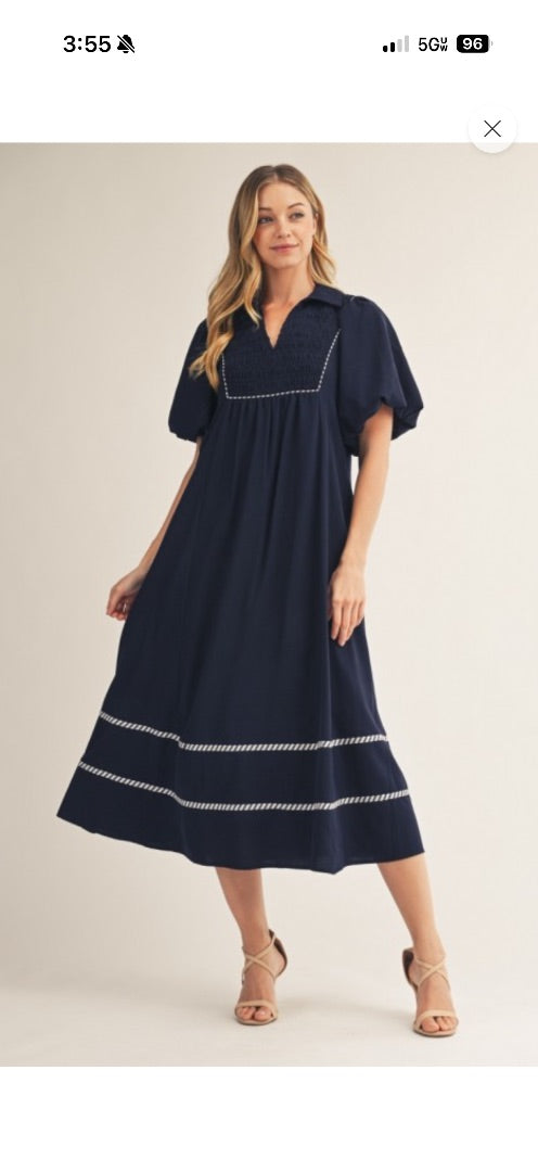 Navy JODIFL Women-Dresses/Rompers, Small