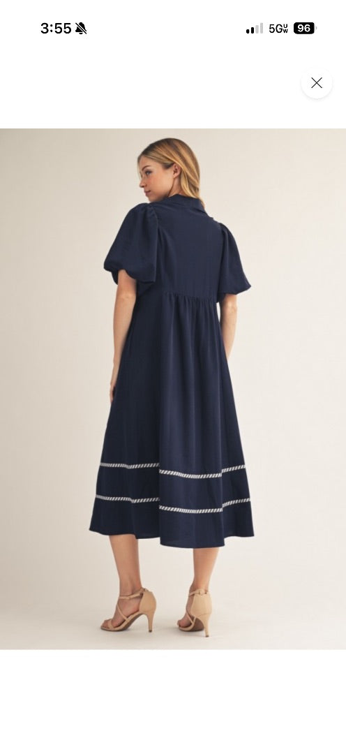Navy JODIFL Women-Dresses/Rompers, Small
