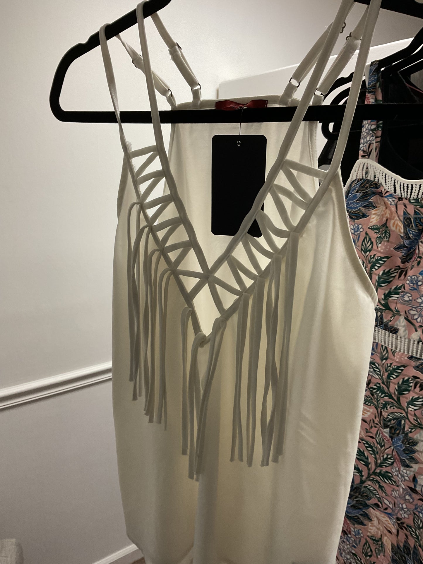 White BKE red Women-Tops, XS