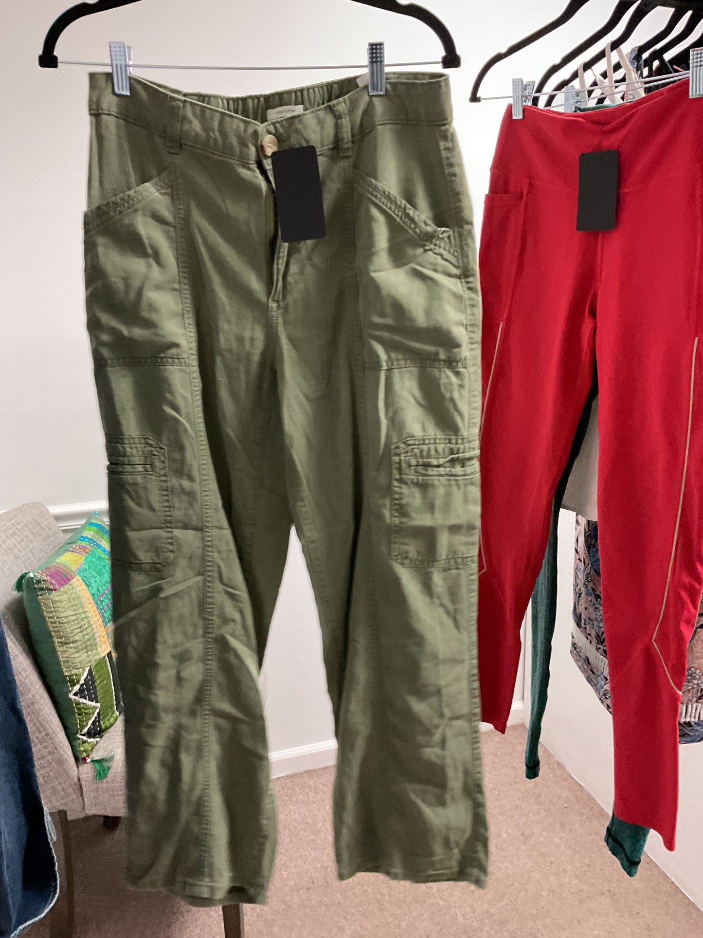 Olive Green Maurice’s linen, 10