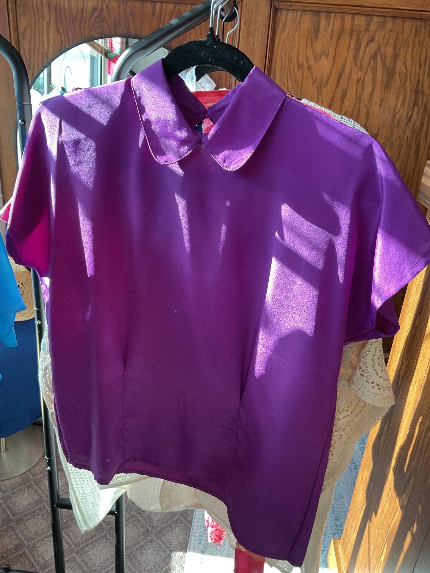 Fuscia Ellen Ashley Women-Tops, Medium