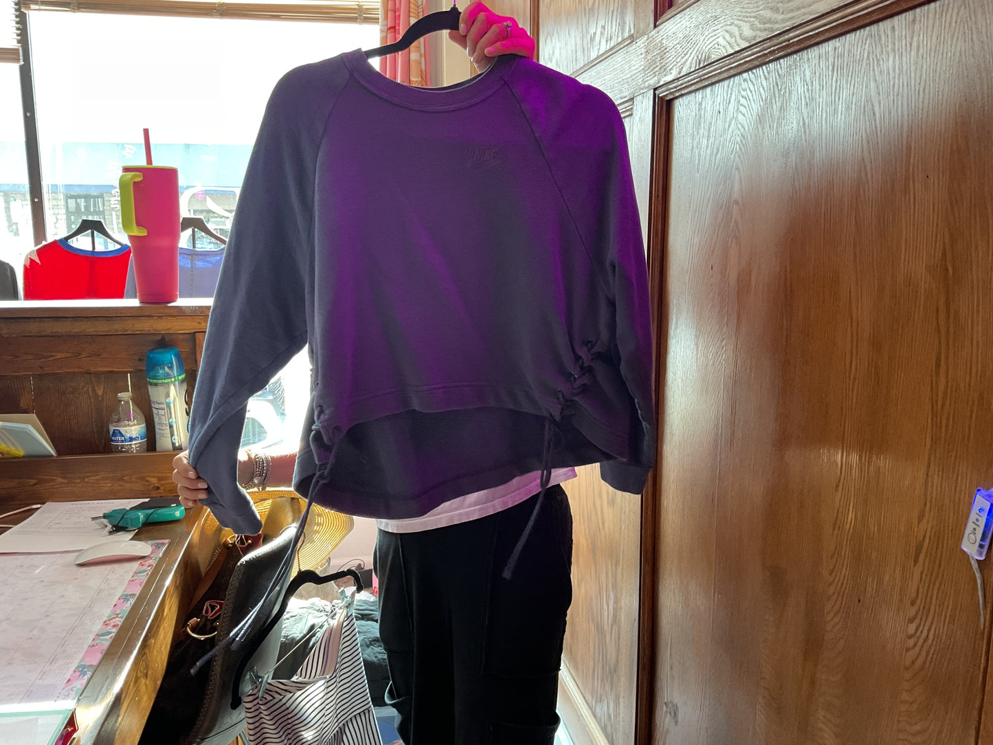 Purple Nike Women-Tops, Medium