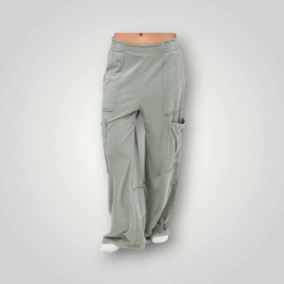 Sage Green HYFVE Women-Bottoms, Small