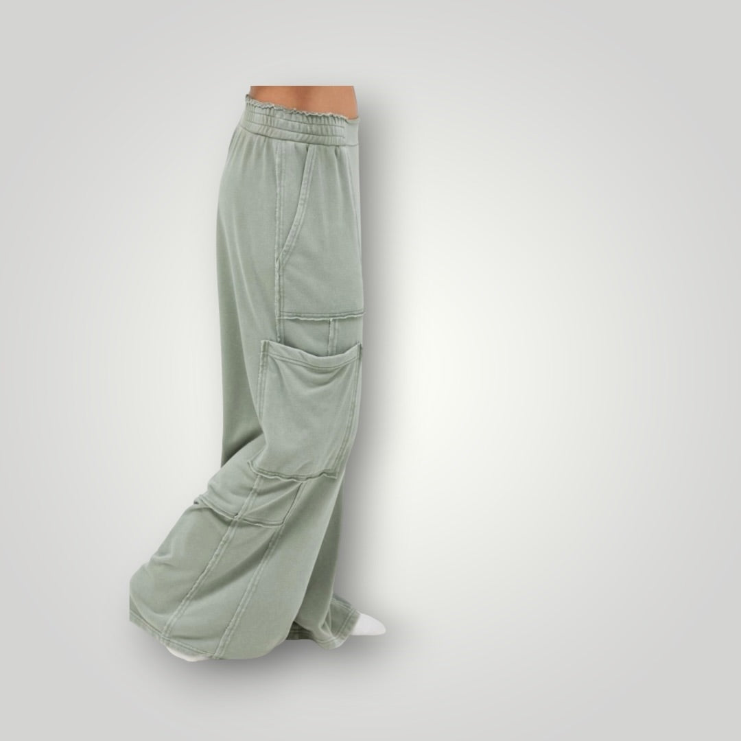 Sage Green HYFVE Women-Bottoms, Small