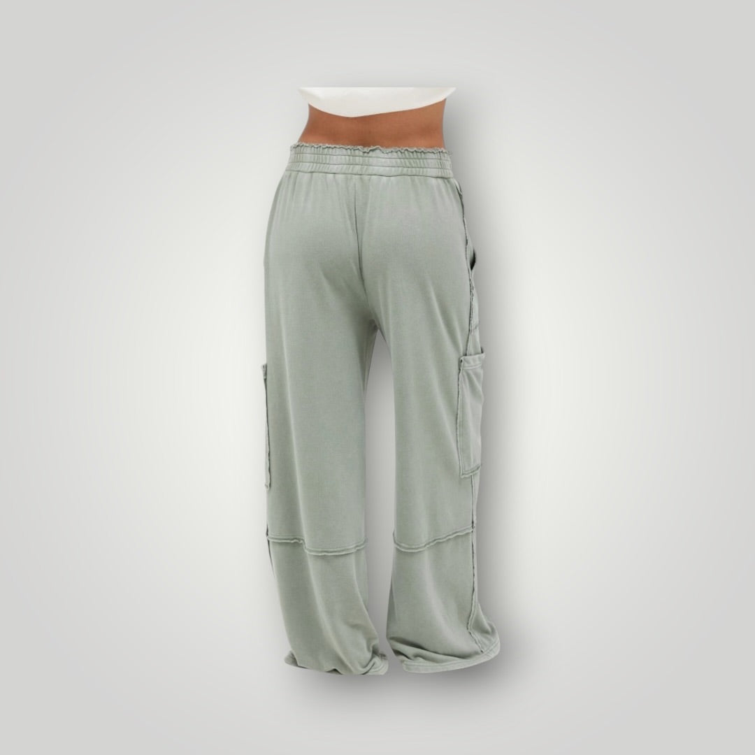 Sage Green HYFVE Women-Bottoms, Small