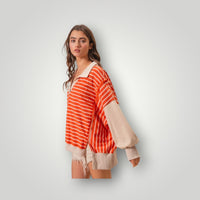 Orange Bibi Women-Tops, Large