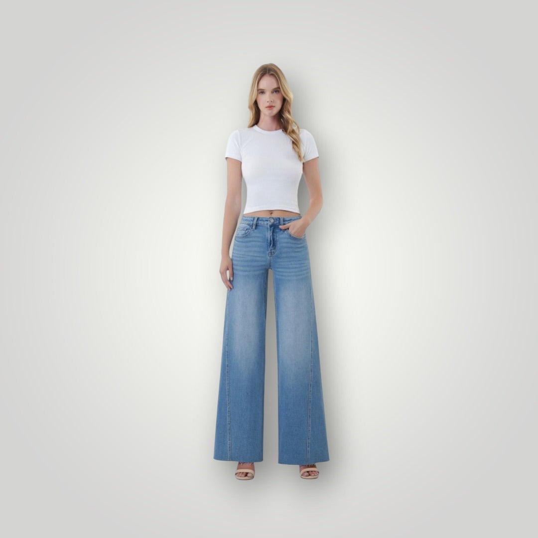 Light Denim Wind Chime Women-Bottoms, 7/28