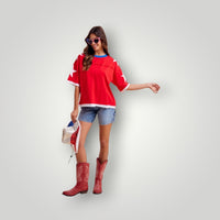 Red Anniewear Women-Tops, XL