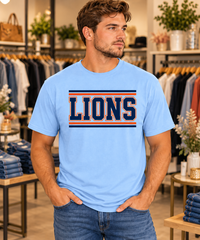 Carterville Lions Gildan Softstyle Tee – Light Blue