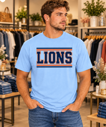 Carterville Lions Gildan Softstyle Tee – Light Blue