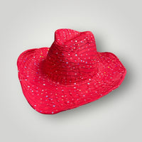 Red with multicolor sequin accents  Women-Accessories/Purses