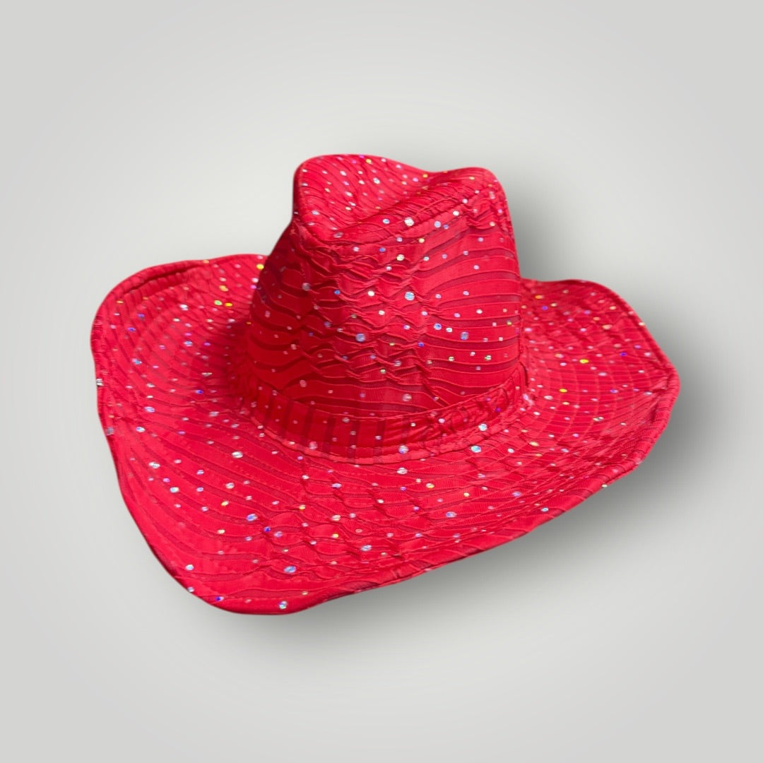 Red with multicolor sequin accents  Women-Accessories/Purses
