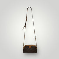 Brown Michael Kors Logo Crossbody Bag
