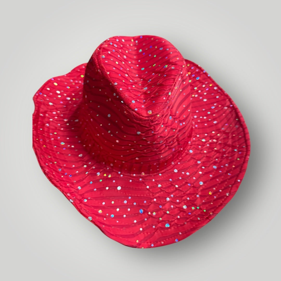 Red with multicolor sequin accents  Women-Accessories/Purses