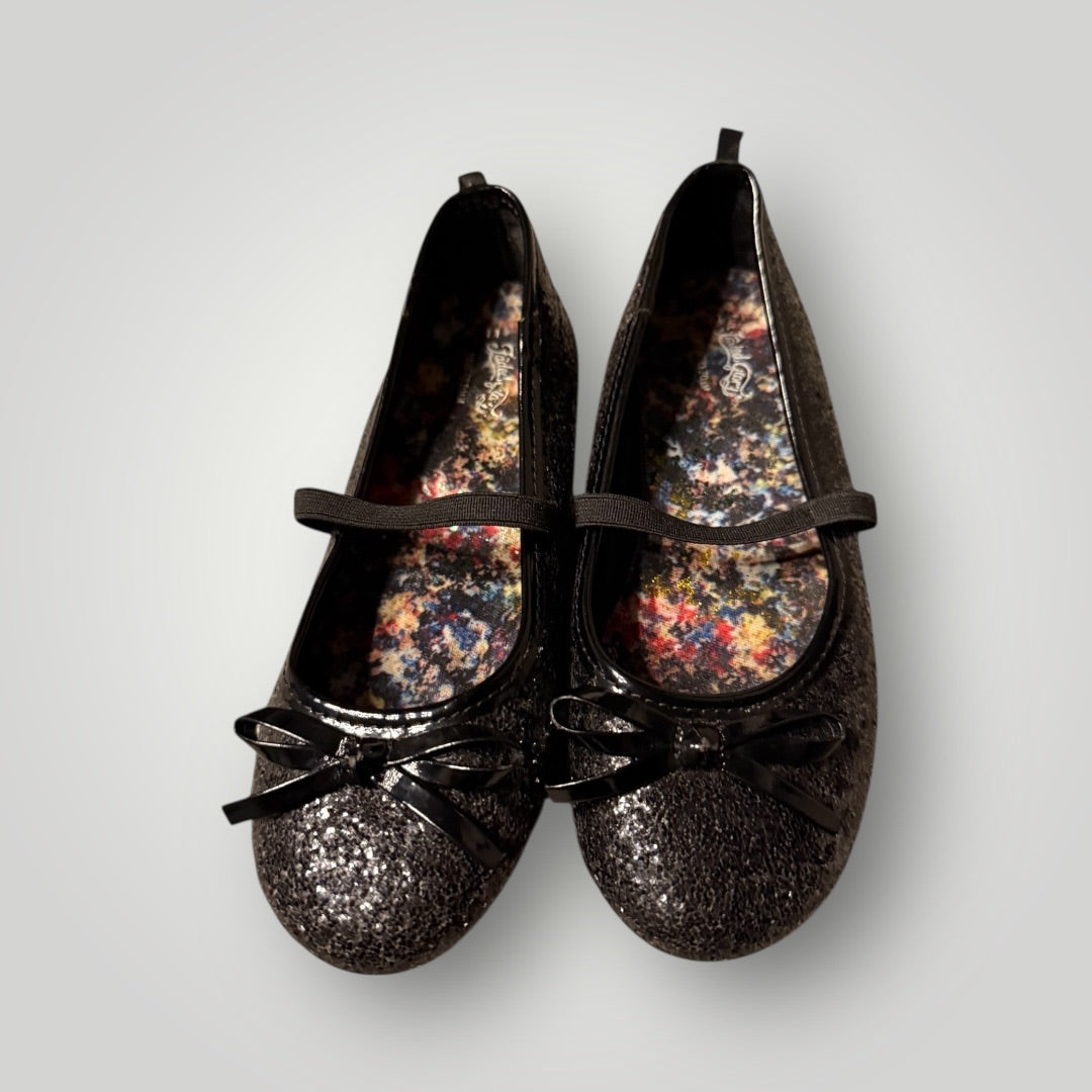 Faded Glory Talbots Sparkle Ballet Flats, 11