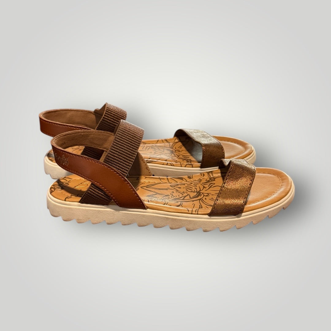 Brown / Bronze Blowfish Malibu Sandals, 5