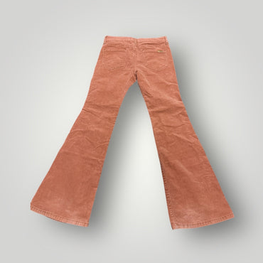 Burnt Orange Rock & Roll Denim Girls Flare Jeans, 16