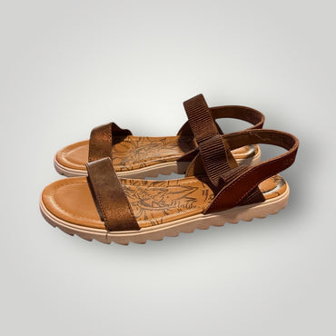Brown / Bronze Blowfish Malibu Sandals, 5