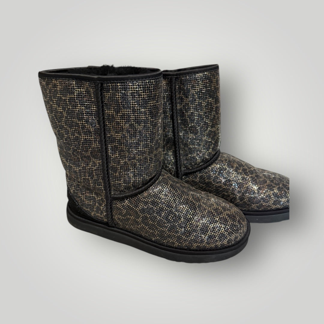 Black with metallic gold shimmer Ugg Women-Shoes, 10