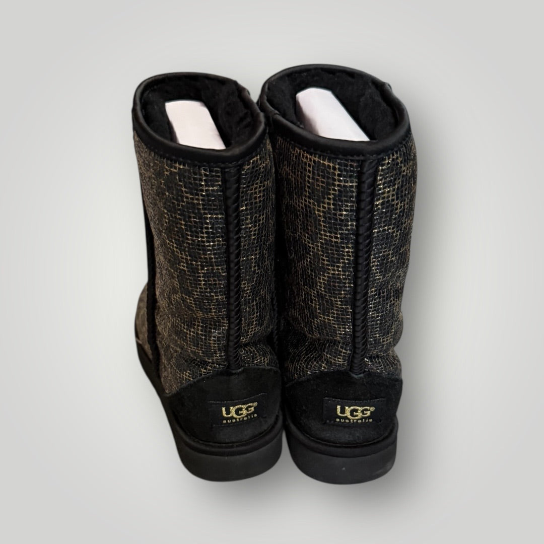 Black with metallic gold shimmer Ugg Women-Shoes, 10