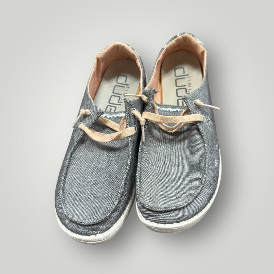 Grey Hey Dude Casual Shoes, 8