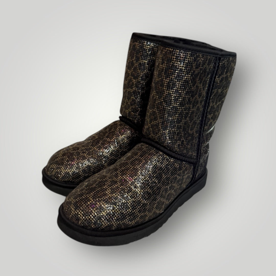 Black with metallic gold shimmer Ugg Women-Shoes, 10