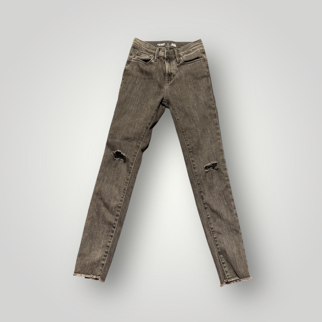 Black Old Navy High-Rise Rockstar Jeggings, 12