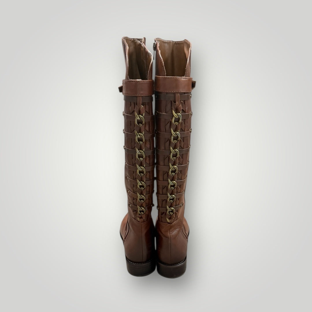 Brown Gianni Bini Riding Boots, 8.5
