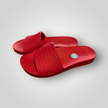 Red Reef Red Slide Sandals, 4