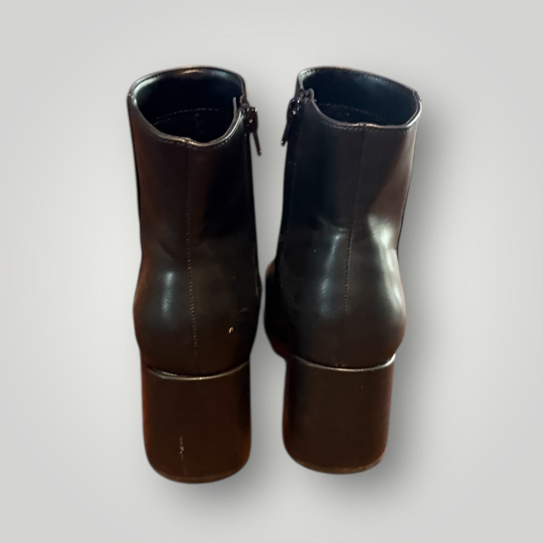 Black Madden Girl Pointed-Toe Ankle Boots, 8