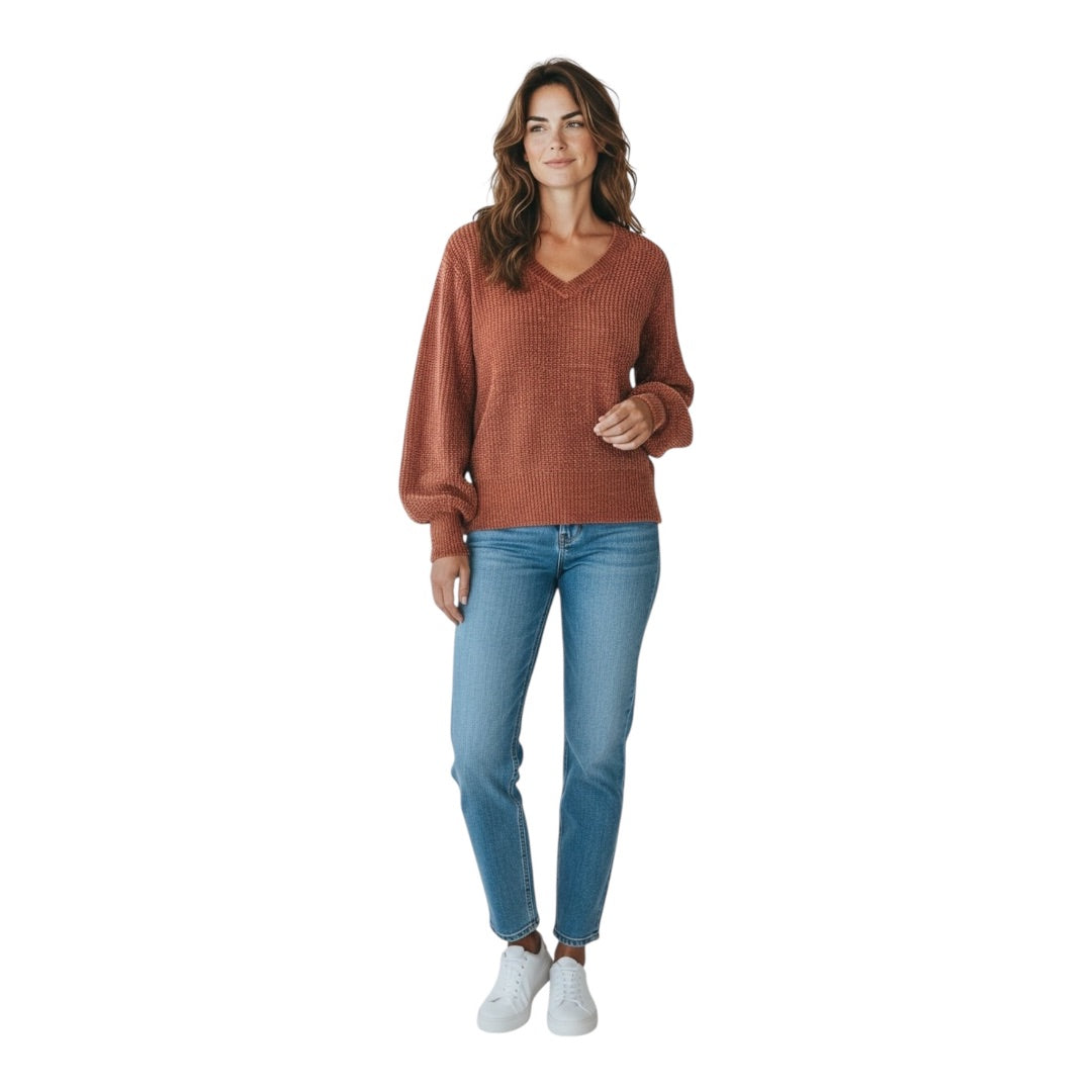 Rust Ava & Viv Women-Tops, X