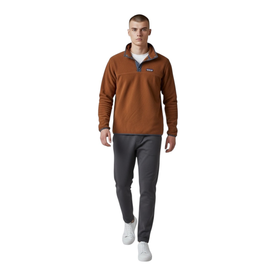 Brown/Navy Patagonia Men-Top, Small