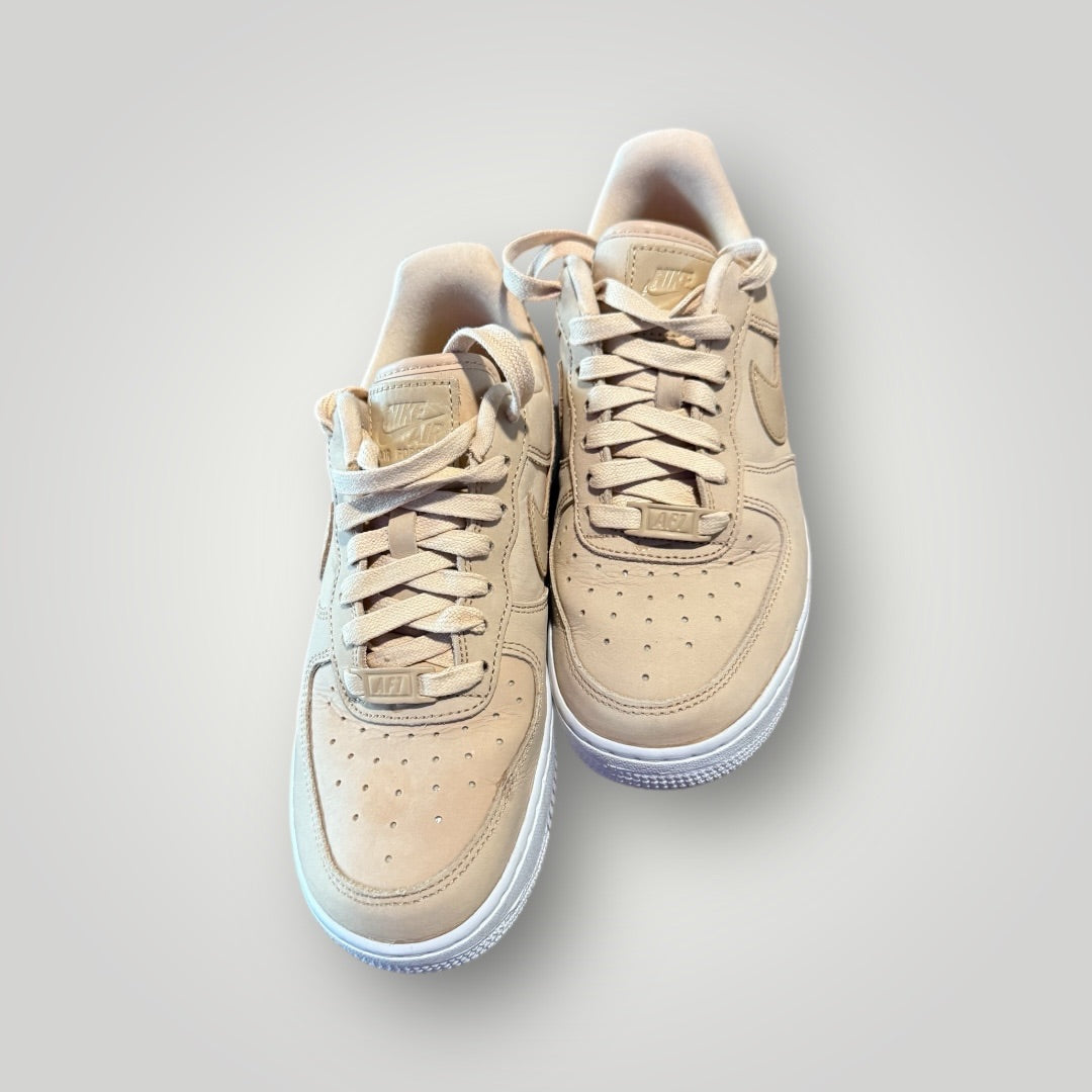 Tan / Beige with white sole Nike Air Force 1 Low Sneakers, 6.5