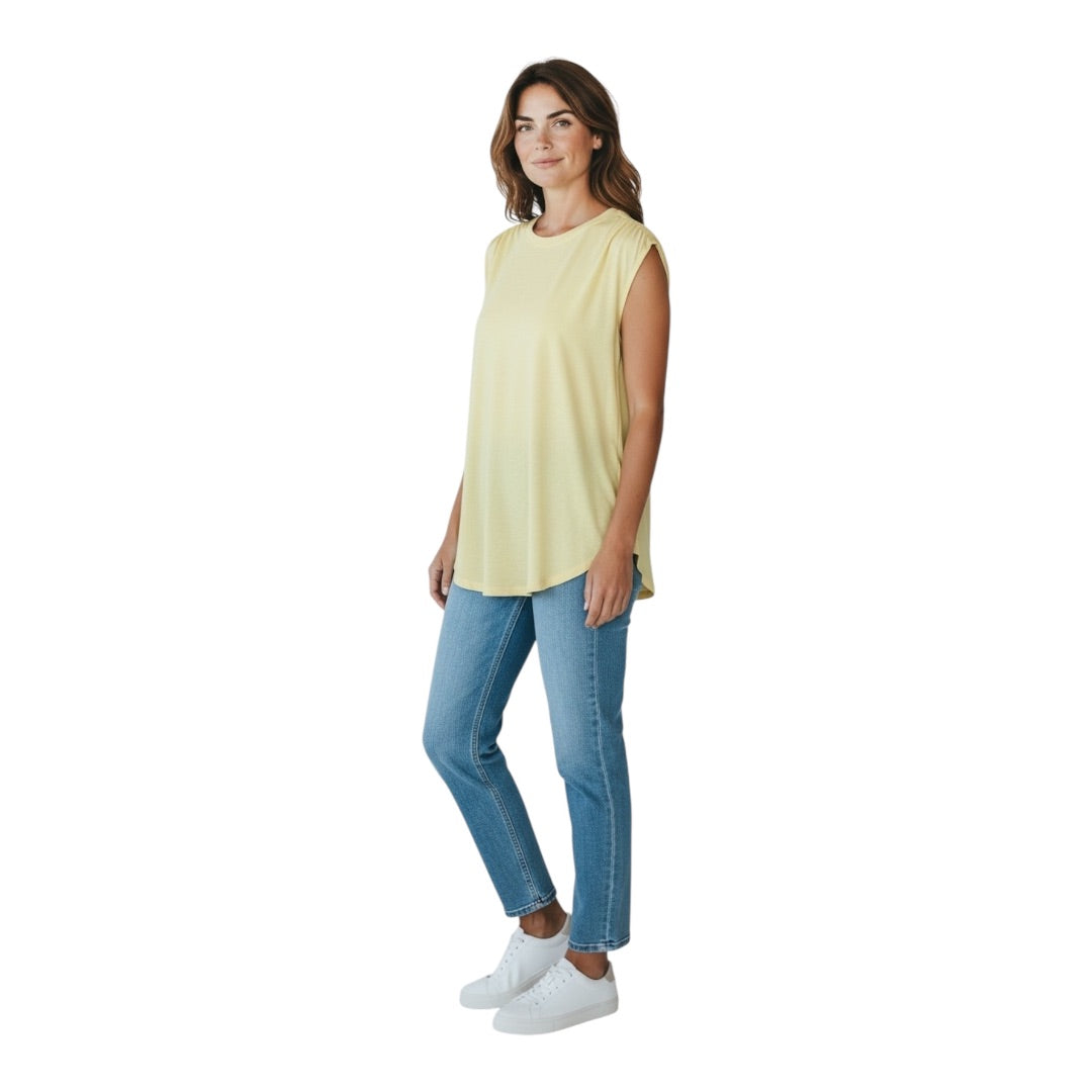 Yellow Athleta Women-Tops, Small