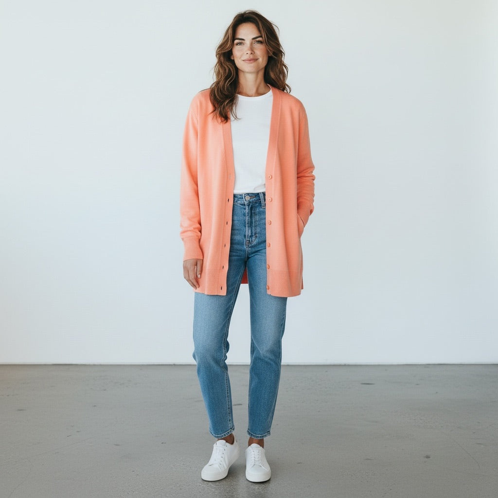 Coral Talbots Women-Cardigans/Kimono, Large