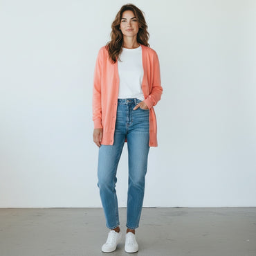 Coral Talbots Women-Cardigans/Kimono, Large