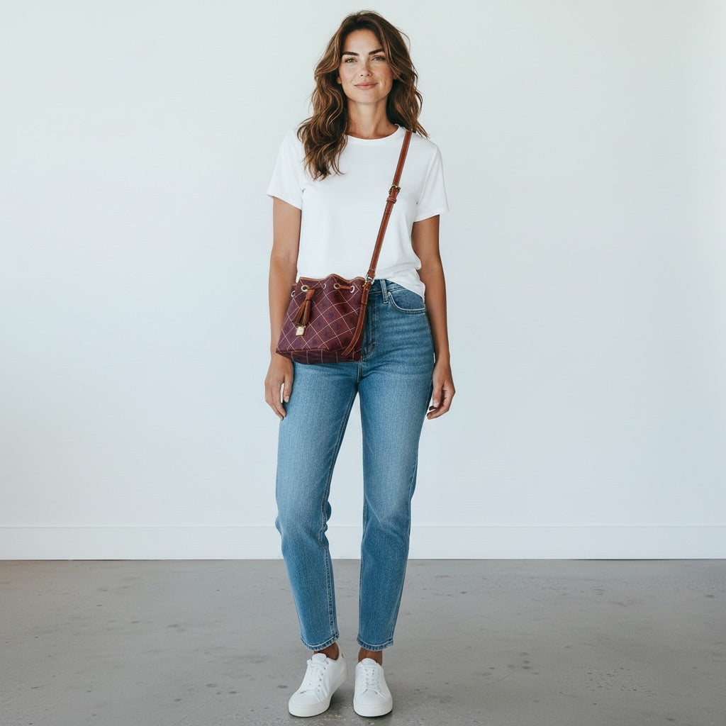 Maroon Dooney & Bourke Women-Accessories/Purses