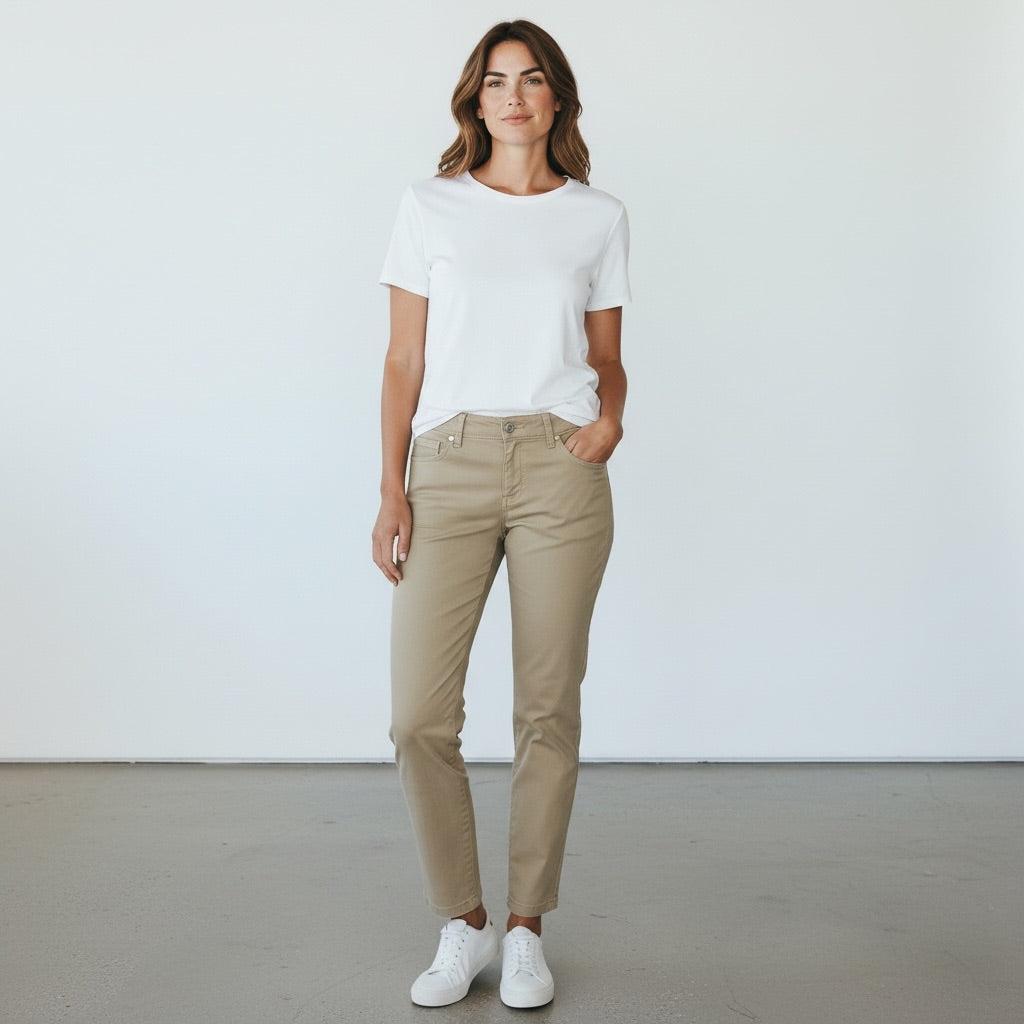 Khaki Old Navy Women Bottoms Size 6