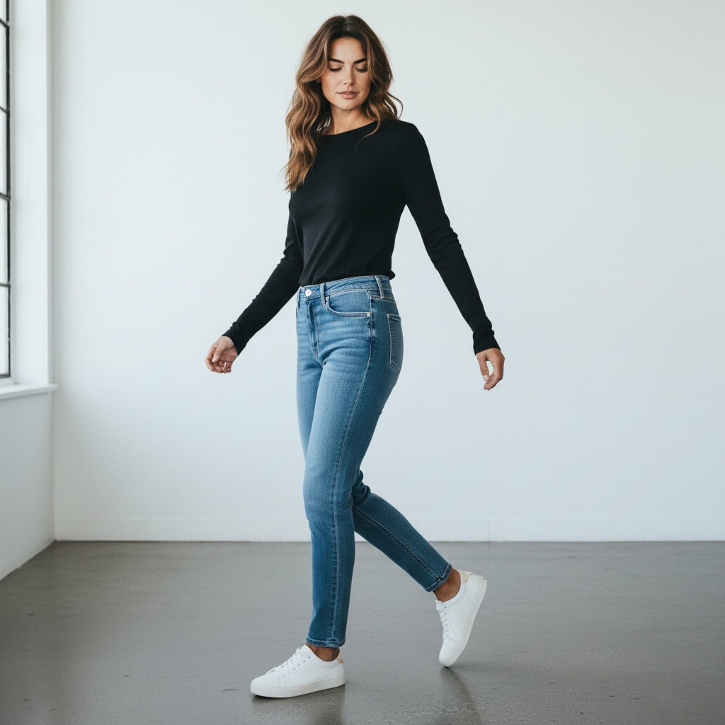 Light/Medium Wash Maurices Women Bottoms Size Medium