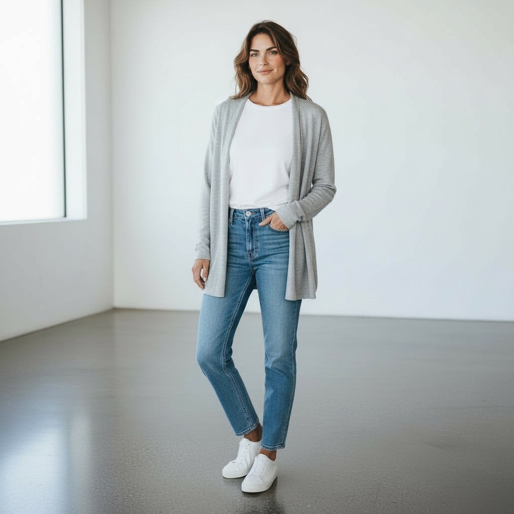 Light Grey Liz Claiborne Women Tops, Small