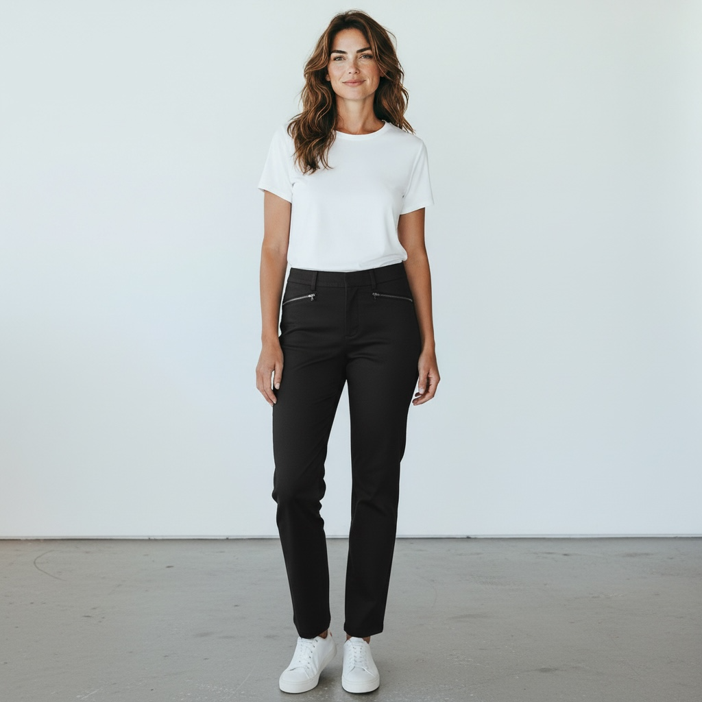 Black Talbots Classic black slim-leg, 10