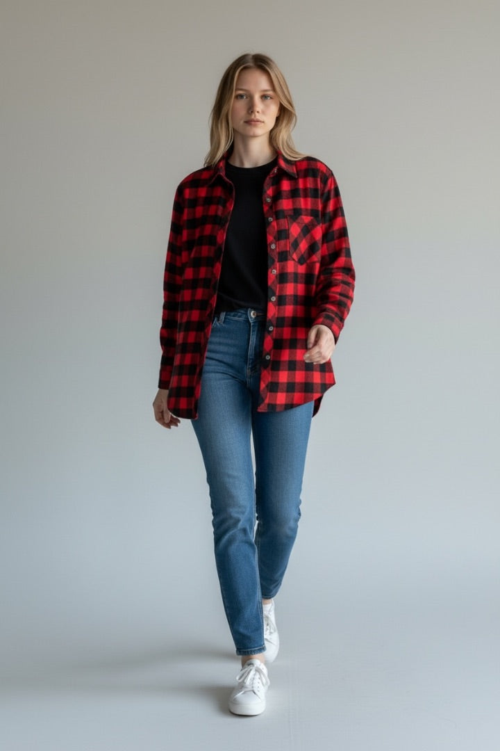 Red/black Maurice’s Women-Tops, Large